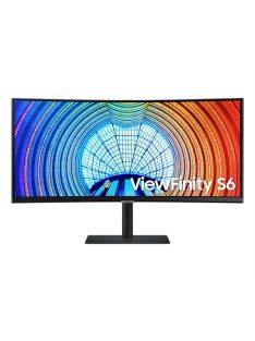   SAMSUNG Ívelt VA monitor B2B 34" S65UA, 3440x1440, 21:9, 350cd/m2, 5ms, HDMI/DisplayPort/3xUSB/USB-C/Ethernet, Pivot