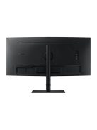 SAMSUNG Ívelt VA monitor B2B 34" S65UA, 3440x1440, 21:9, 350cd/m2, 5ms, HDMI/DisplayPort/3xUSB/USB-C/Ethernet, Pivot