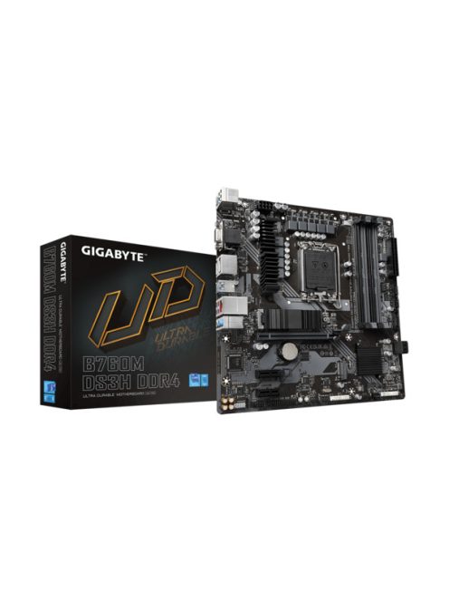 GIGABYTE Alaplap S1700 B760M DS3H DDR4 INTEL B760, mATX