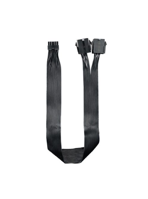 COOLER MASTER Tápkábel Adapter RTX 3000 VGA-hoz, 12-PIN - 2x8-PIN, 40cm, fekete