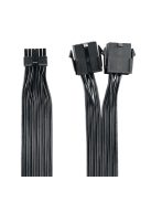 COOLER MASTER Tápkábel Adapter RTX 3000 VGA-hoz, 12-PIN - 2x8-PIN, 40cm, fekete