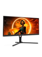 AOC Gaming 144Hz VA monitor 34" U34G3XM/EU, 3440x1440, 21:9, 300cd/m2, 1ms, 2xHDMI/DisplayPort