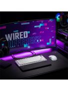 COOLER MASTER Vezeték Nélküli Egér MM712 Gaming, Optikai, 6 gombos, 19000dpi, RGB világítás, Fehér