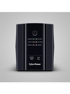   CYBERPOWER UPS UT2200EG (4 aljzat) 2200VA 1320W, 230V szünetmentes tápegység LINE-INTERACTIVE