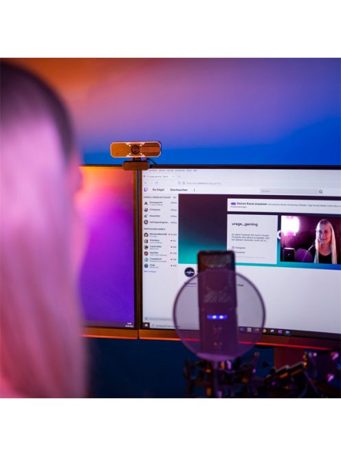 URAGE by HAMA 186090, GAMING URAGE "REC 900FHD", FHD-60FPS STREAMING WEBCAM