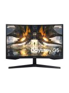 SAMSUNG Ívelt Gaming 165Hz VA monitor 27" G55A, 2560x1440, 16:9, 300cd/m2, 1ms, DisplayPort/HDMI