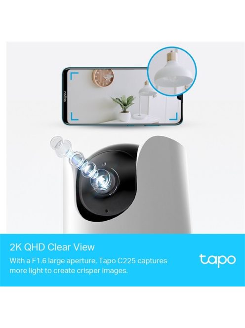 TP-LINK Wireless Kamera Cloud beltéri éjjellátó, TAPO C225