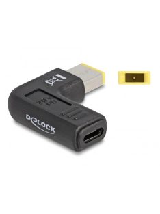   DELOCK Átalakító Laptop töltőkábel USB Type-C female > Lenovo 11.0 x 4.5mm male 90 fokos