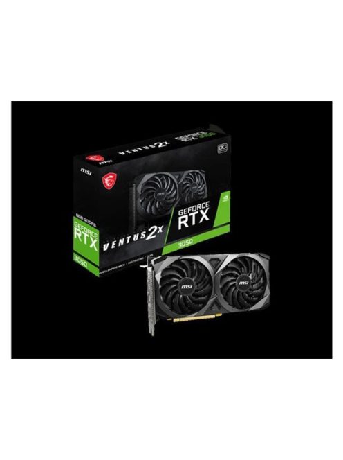 MSI Videokártya PCI-Ex16x nVIDIA RTX 3050 VENTUS 2X 8GB DDR6 OC