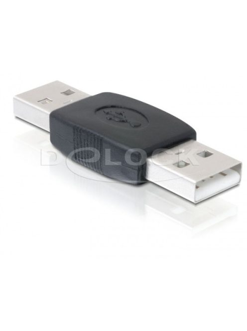 DELOCK Átalakító Gender Changer USB-A male - USB-A male