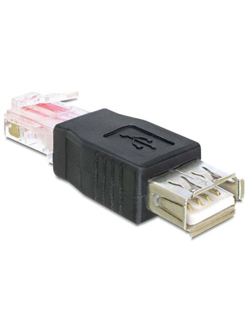 DELOCK Átalakító USB-A female > RJ45 male