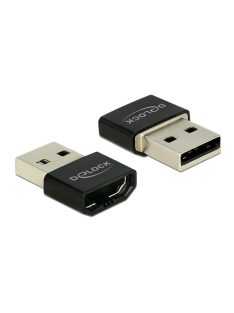   DELOCK Átalakító HDMI-A female > USB Type-A male fekete