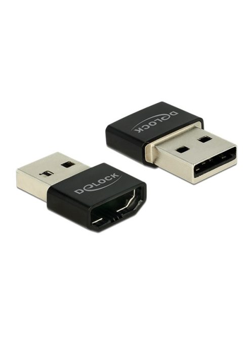 DELOCK Átalakító HDMI-A female > USB Type-A male fekete