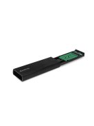 CHIEFTEC Külső Ház M.2 SSD, Alumínium ház, USB3.2 Gen2, USB-A - USB-C, fekete