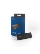 CHIEFTEC Külső Ház M.2 SSD, Alumínium ház, USB3.2 Gen2, USB-A - USB-C, fekete