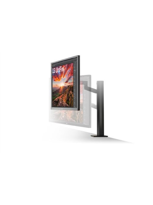 LG IPS monitor 27" 27UN880P-B 3840x2160, 16:9, 350cd/m2, 5ms, 2xHDMI/DisplayPort/USB-C/2xUSB, Pivot, hangszóró