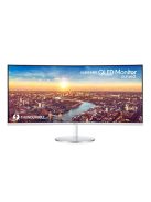 SAMSUNG Ívelt VA monitor 34" CJ79, 3440x1440, 21:9, 300cd/m3, 4ms, HDMI/DisplayPort/2xUSB/Thunderbolt, hangszóró