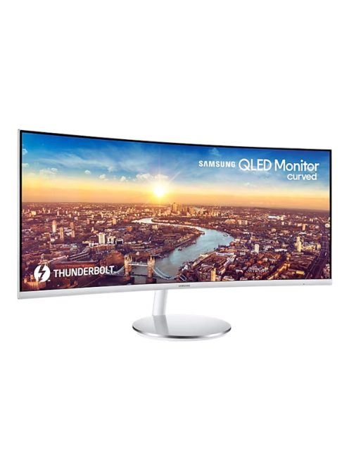 SAMSUNG Ívelt VA monitor 34" CJ79, 3440x1440, 21:9, 300cd/m3, 4ms, HDMI/DisplayPort/2xUSB/Thunderbolt, hangszóró