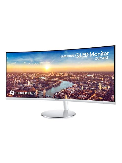 SAMSUNG Ívelt VA monitor 34" CJ79, 3440x1440, 21:9, 300cd/m3, 4ms, HDMI/DisplayPort/2xUSB/Thunderbolt, hangszóró