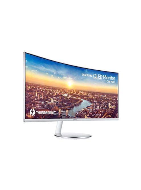 SAMSUNG Ívelt VA monitor 34" CJ79, 3440x1440, 21:9, 300cd/m3, 4ms, HDMI/DisplayPort/2xUSB/Thunderbolt, hangszóró