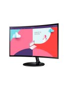 SAMSUNG Ívelt VA monitor 27" S36C, 1920x1080, 16:9, 250cd/m2, 4ms, HDMI/VGA