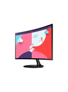 SAMSUNG Ívelt VA monitor 27" S36C, 1920x1080, 16:9, 250cd/m2, 4ms, HDMI/VGA