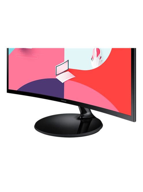 SAMSUNG Ívelt VA monitor 27" S36C, 1920x1080, 16:9, 250cd/m2, 4ms, HDMI/VGA