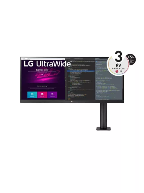 LG IPS monitor 34" 34WN780P, 3440x1440, 21:9, 300cd/m2, 5ms, 2xHDMI/DisplayPort/3xUSB, Pivot, hangszóró