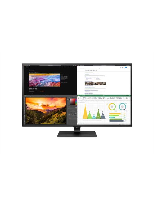 LG IPS monitor 42.5" 43UN700P, 3840x2160, 16:9, 400cd/m2, 8ms, 4xHDMI/DisplayPort/USB-C/2xUSB, hangszóró