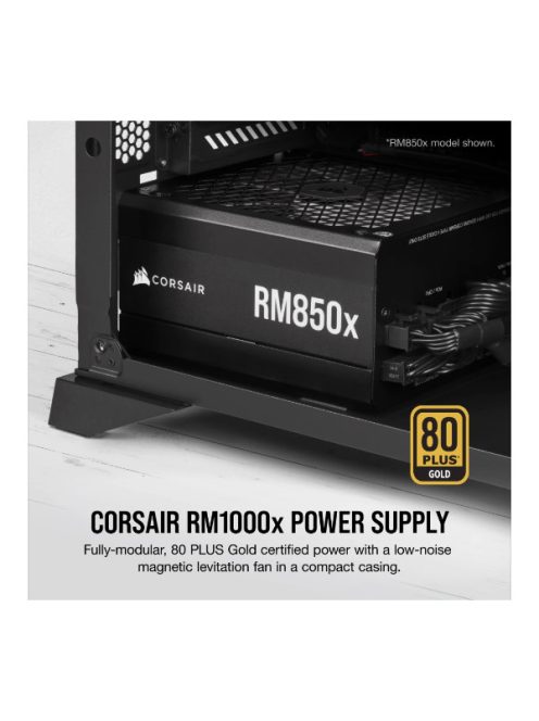 CORSAIR Tápegység Moduláris, RMx Series™ RM1000x, 1000W, 13,5cm, ATX, BOX, 80+ Gold