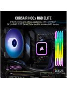 CORSAIR CPU hűtő iCUE H60x RGB ELITE (vízhűtés), 1 Ventilátoros, LGA1700 támogatással, fekete