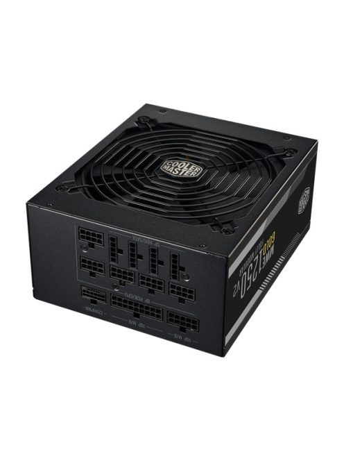 COOLER MASTER Tápegység Moduláris MWE GOLD 1250 - V2 ATX 3.0 1250W, 14cm, 80+ Gold