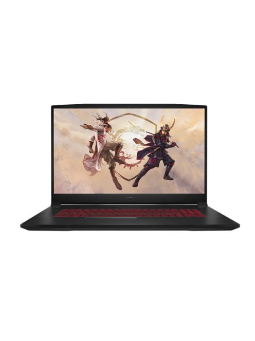 MSI Gaming NB Katana GF76 11UE-603, 17.3" FHD 144Hz, i7-11800H, 16GB, 512GB M.2,  RTX 3060 6GB, WIN11H, Fekete