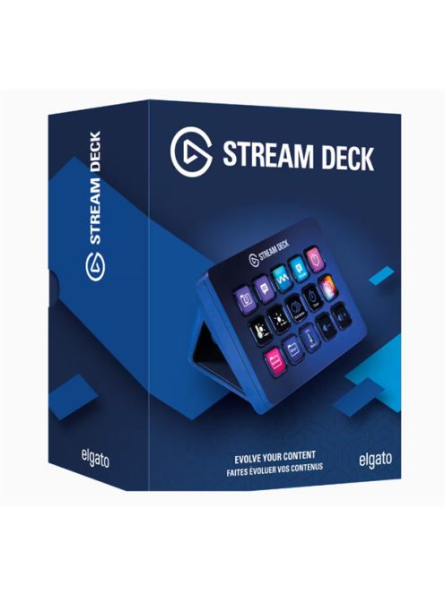 CORSAIR ELGATO STREAM DECK MK.2, 15 Testreszabható LCD Billentyű, fekete