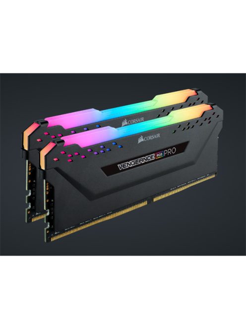 CORSAIR Memória VENGEANCE RGB DDR4 16GB 3200MHz C16 (Kit of 2), fekete