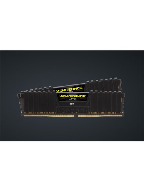 CORSAIR Memória VENGEANCE DDR4 16GB 3000MHz C16 LPX (Kit of 2), fekete
