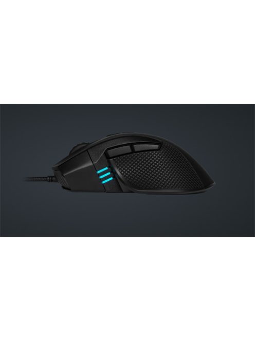 CORSAIR Vezetékes Egér Gaming, IRONCLAW RGB FPS/MOBA, 7 programozható gomb, RGB Világítás, 18000dpi, fekete