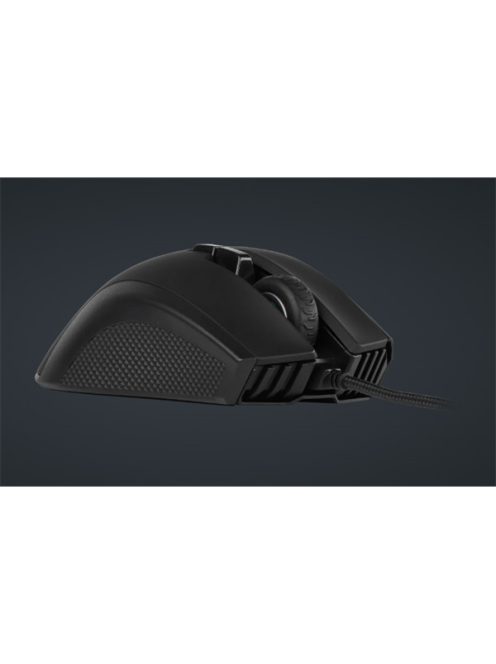 CORSAIR Vezetékes Egér Gaming, IRONCLAW RGB FPS/MOBA, 7 programozható gomb, RGB Világítás, 18000dpi, fekete