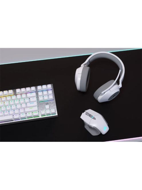 CORSAIR Vezeték Nélküli Headset, HS55 WIRELESS Gaming, 7.1 Hangzás, fehér