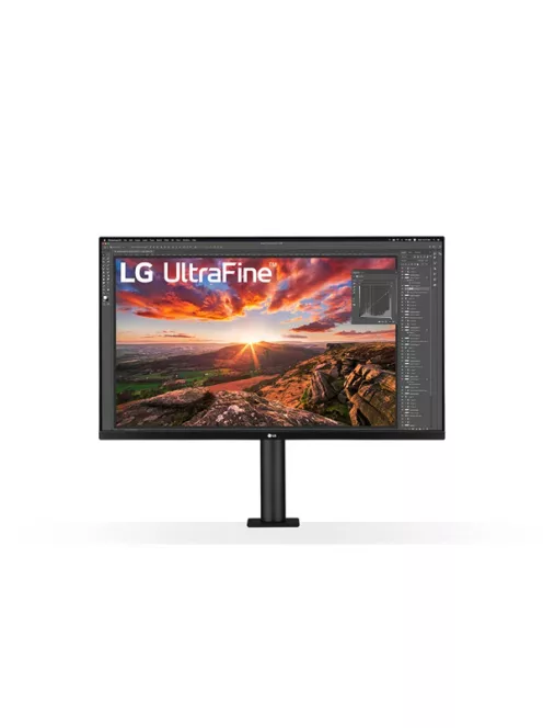LG IPS monitor 31.5" 32UN880P, 3840x2160, 16:9, 350cd/m2, 5ms, 2xHDMI/DisplayPort/USB-C/2xUSB, Pivot, hangszóró