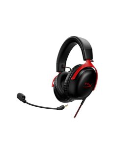   HP HYPERX vezetékes gaming fejhallgató Cloud III - fekete/piros