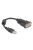 DELOCK Átalakító USB 2.0 Type-A > 1x soros RS-232 D-Sub 9 pin male ferrit maggal 0.25m