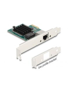   DELOCK PCI-E x1 Bővítőkártya > 1x RJ45 Gigabit LAN BCM