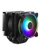 COOLER MASTER CPU hűtő HYPER 622 HALO BLACK EDITION, LGA1700 támogatással, fekete