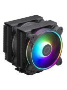 COOLER MASTER CPU hűtő HYPER 622 HALO BLACK EDITION, LGA1700 támogatással, fekete