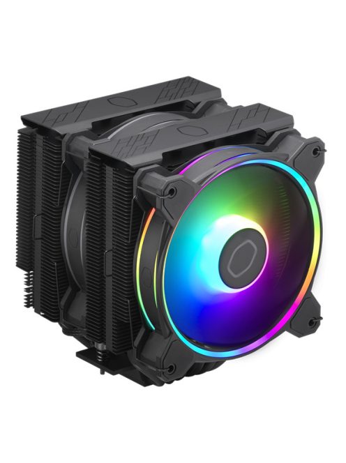 COOLER MASTER CPU hűtő HYPER 622 HALO BLACK EDITION, LGA1700 támogatással, fekete