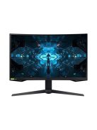 SAMSUNG Ívelt Gaming 240Hz VA monitor 27" G7, 2560x1440, 16:9, 600cd/m2, 1ms, HDMI/DisplayPort/2xUSB, Pivot