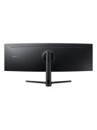 SAMSUNG Ívelt VA monitor 49" S95UA, 5120:1440, 32:9, 400cd/m2, 4ms, 2xHDMI/DisplayPort/3xUSB/USB-C/LAN, hangszóró