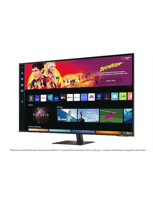 SAMSUNG Smart VA monitor 32" M7, 3840x2160, 16:9, 300cd/m2, 4ms, 2xHDMI/HDCP/3xUSB/USB-C/WiFi/Bluetooth, hangszóró