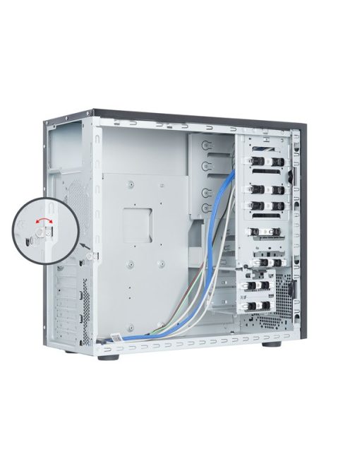 CHIEFTEC Ház CLASSIC BM-25B-OP ATX, Tápegység nélkül, Fekete